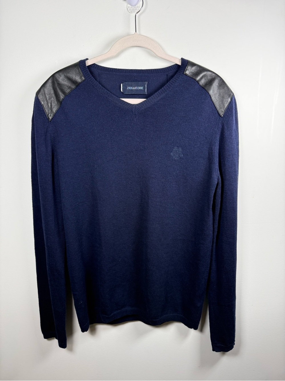 ZADIG & VOLTAIRE | Peter Patch Sweater Size M